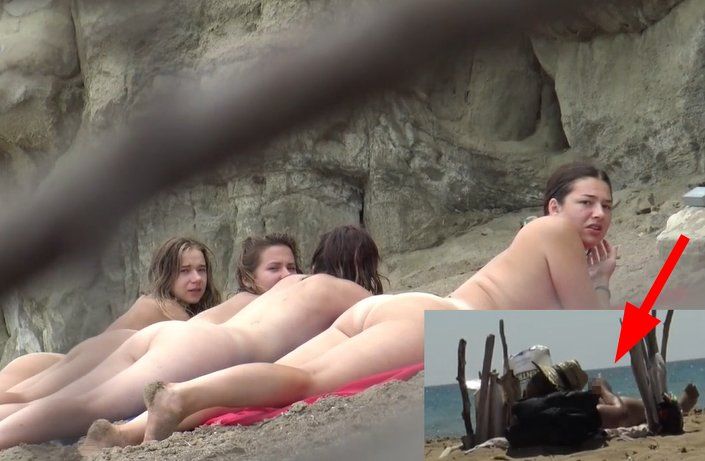 『動画あり』ヌードビーチでちんぽこをクールにシコシコ....こっち気づいた美女に注目ｗ | 外国人女とエロイプした体験談
