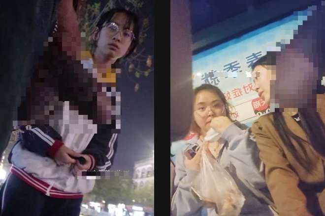 公然わいせつ動画 /10代少女の前で毛むくじゃらの粗チン凸を誇らしげに見せつける中国人