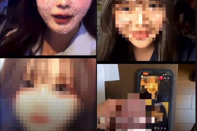 チン見せ顔抜きされちゃうインスタライブ女子の動画..