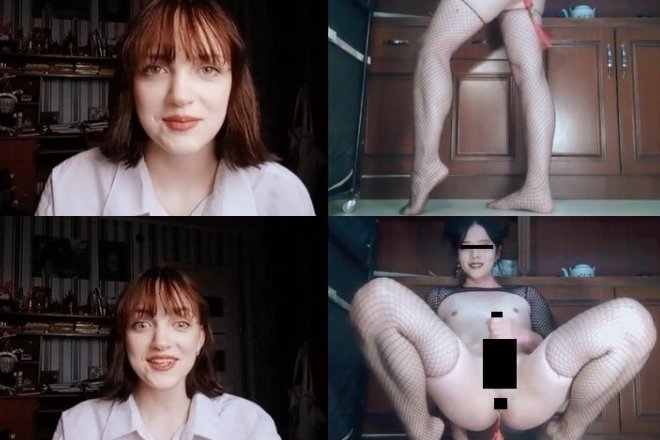 『チン凸動画』女装娘(変態)、ランダムチャットで美人にポコチン見せつけた結果….wwwww