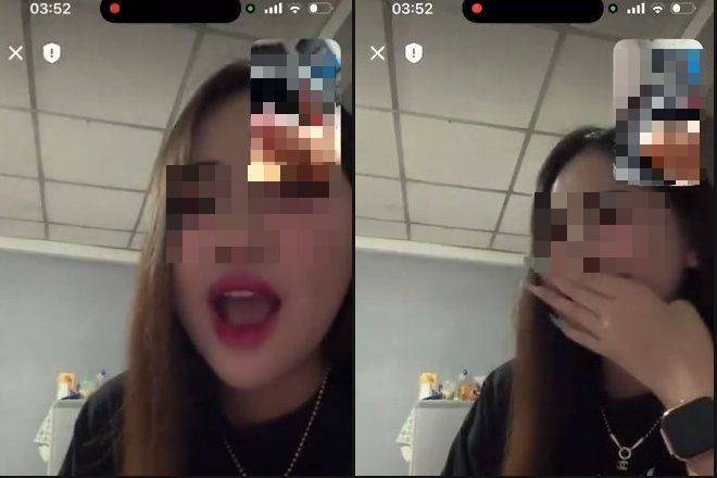 『動画』ギャルがビデオ通話でち〇こを恥ずかしそうに観察(射精あり)←こういう地味な反応がいいんだよ
