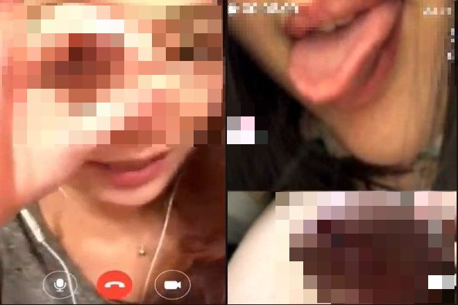 日本の痴女がビデオ電話でち〇ちん観察→ぺろぺろ媚びてるこーゆ反応動画が妙にエロくてスキ..