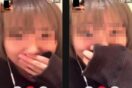 初めて・・『ビデオ通話アプリ』弱々しい声した男のちんぽセンズリ オナニーを真面目に鑑賞する素人の女子大生
